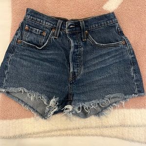 Levi’s 501 Denim Cut Off Shorts